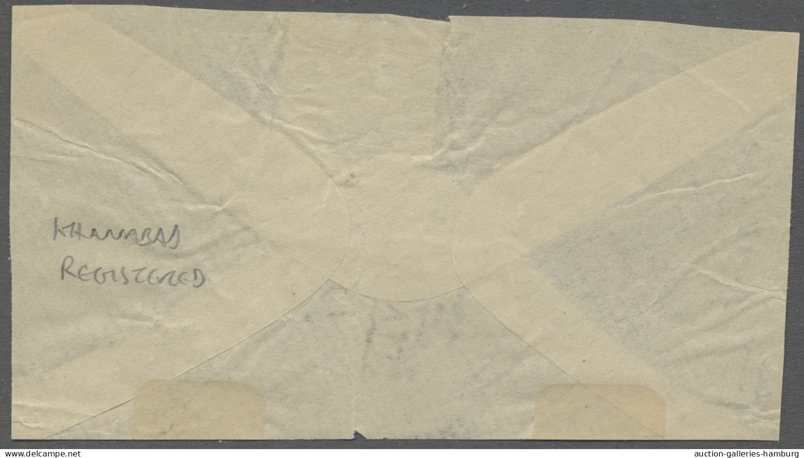 Afghanistan: 1909, Cover Franked On Reverse With Single 1909 1a Blue (SG 166) Ti - Afghanistan