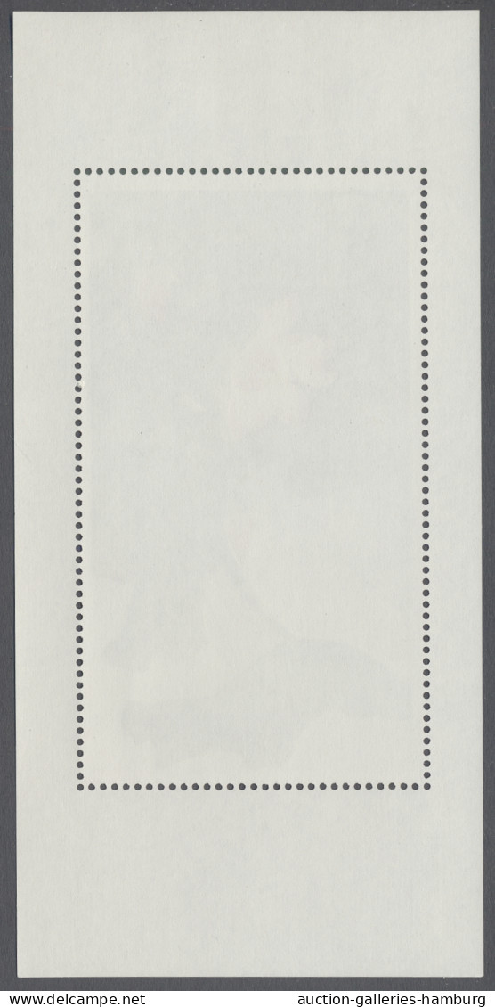 China (PRC): 1980, Lotosblumen, 1 Yüan, Tadellos Postfrischer Block, Mi.-Wert 50 - Unused Stamps