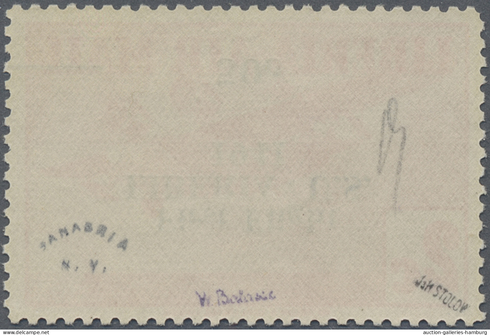 Liberia: 1941 Air 50c On 2c Showing OVERPRINT INVERTED, Mint Never Hinged, Fresh - Liberia