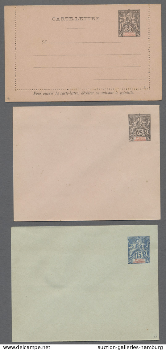 Sainte-Marie: 13 Postal Stationeries, Nearly All Different, Unused. ÷ 1892, 13 M - Other & Unclassified