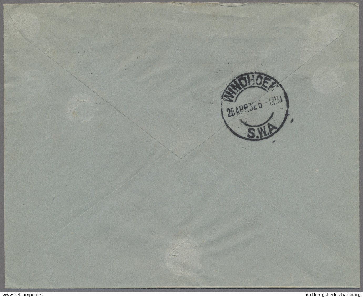 South West Africa - Post Marks: 1932, KALKRAND, 2 P. Freimarkenserie 1931 (Bogen - German South West Africa