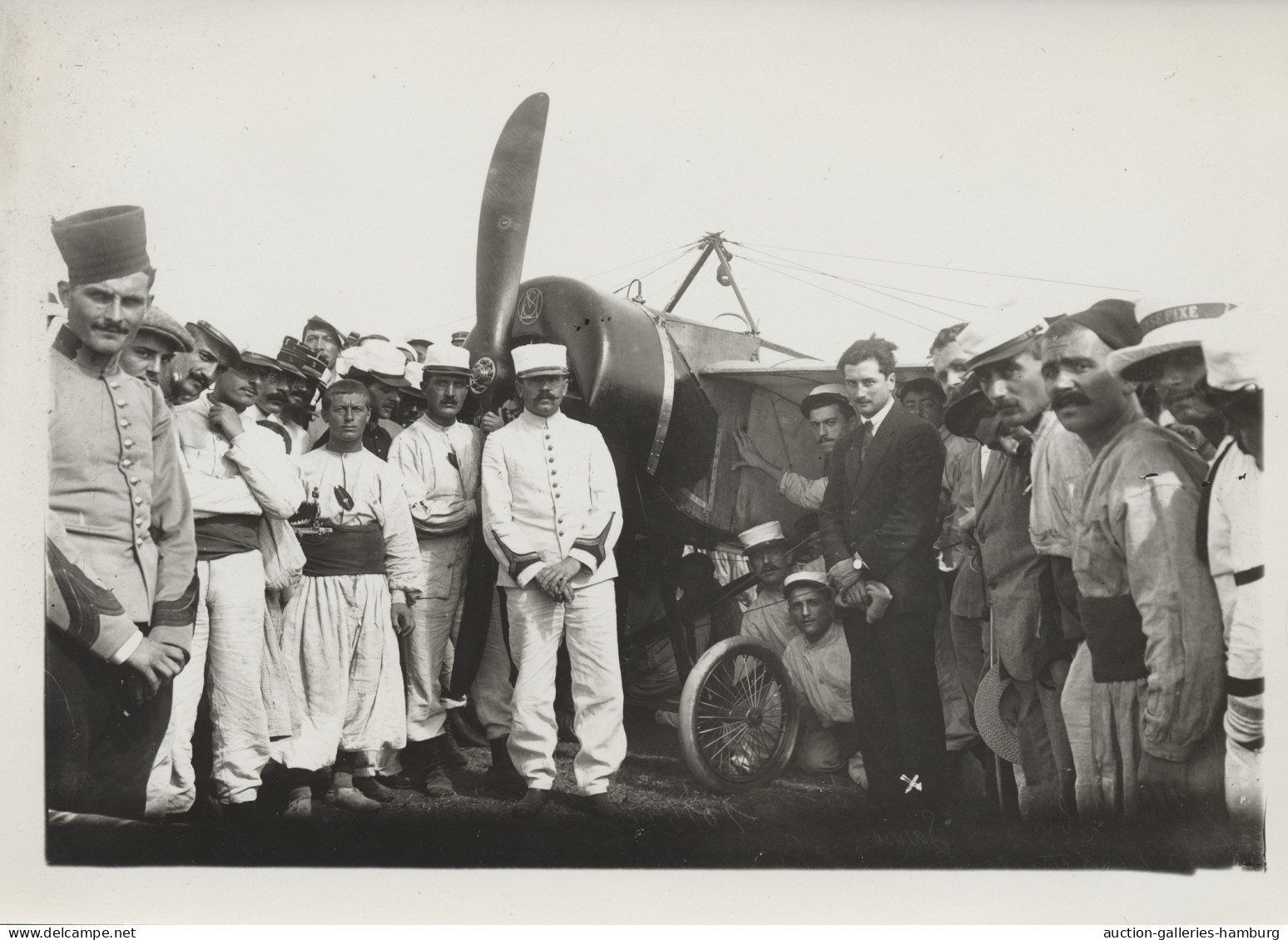 Tunisia: 1936, 1.2., Erstflugbrief Nach Algier, Dazu Orig. Foto Vom Piloten GARR - Tunisia