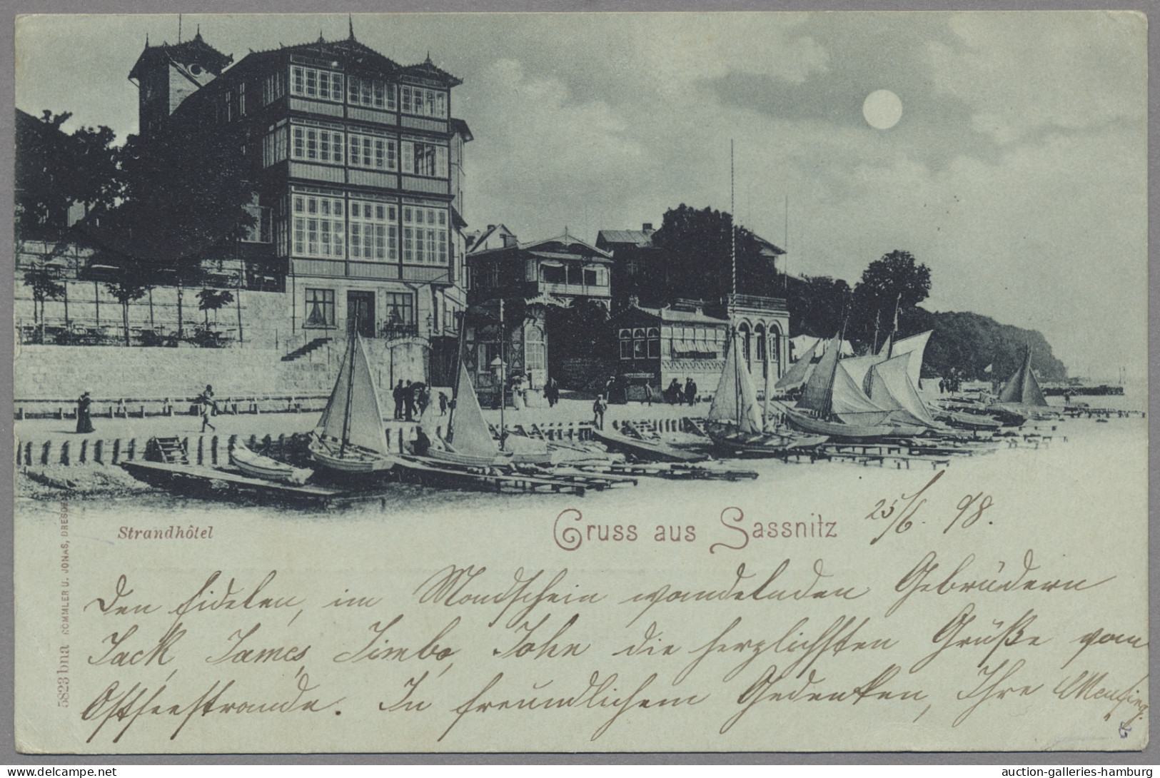 Zanzibar: 1898-1907, Drei Verschiedene Belege Mit Zanzibar-Bezug, Dabei Eine Ans - Zanzibar (...-1963)