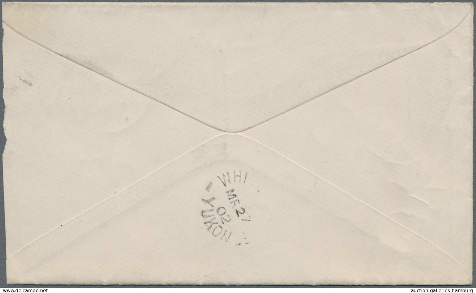 Canada: 1902, Five Fingers Coal Mine, Yukon Territory, Two Incoming Covers From - Cartas & Documentos