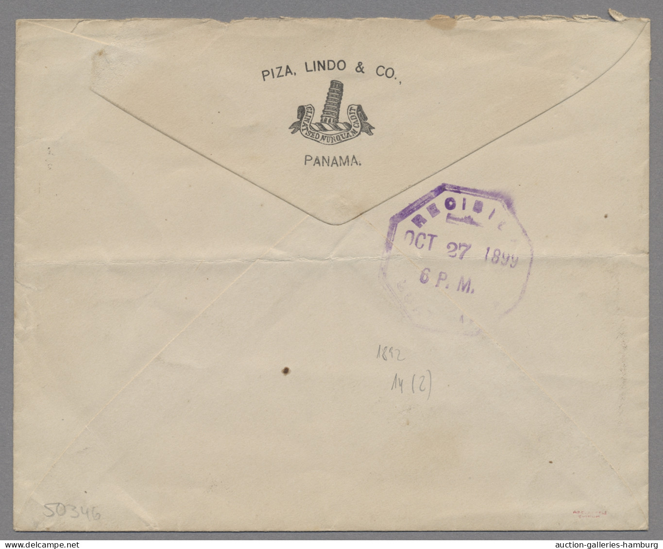 Panama: 1899-1917, Six Items With Regard To The Panama Canal A.o. Two Ppcs From - Panamá