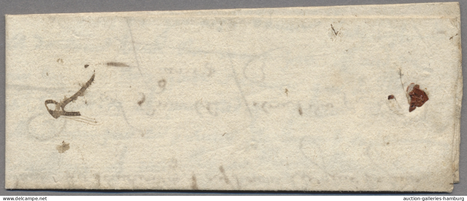 France -  Pre Adhesives  / Stampless Covers: 1601, Brief Von DIJON Nach BOURG-en - 1701-1800: Precursores XVIII