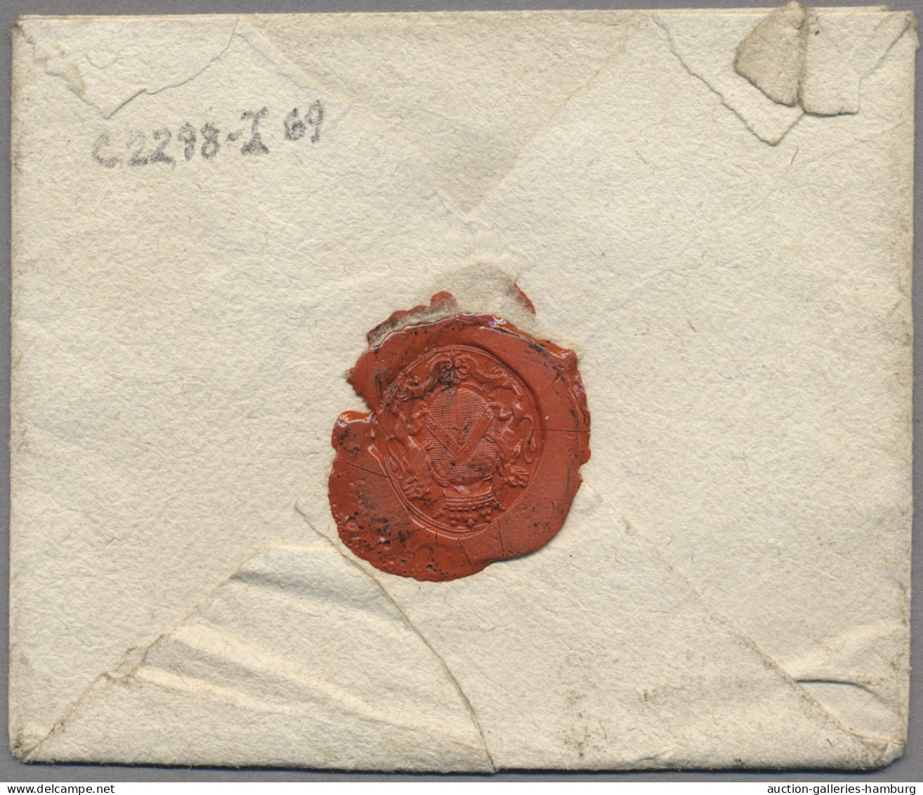 France -  Pre Adhesives  / Stampless Covers: 1695-1786, Internationale Post nach