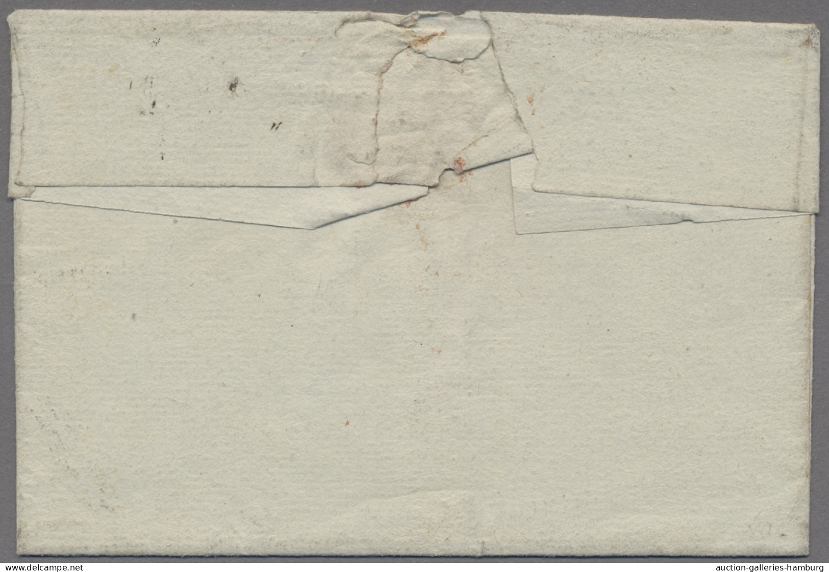 France -  Pre Adhesives  / Stampless Covers: 1788-1793, Drei Briefe "Royal Mail" - 1792-1815 : Departamentos Conquistados