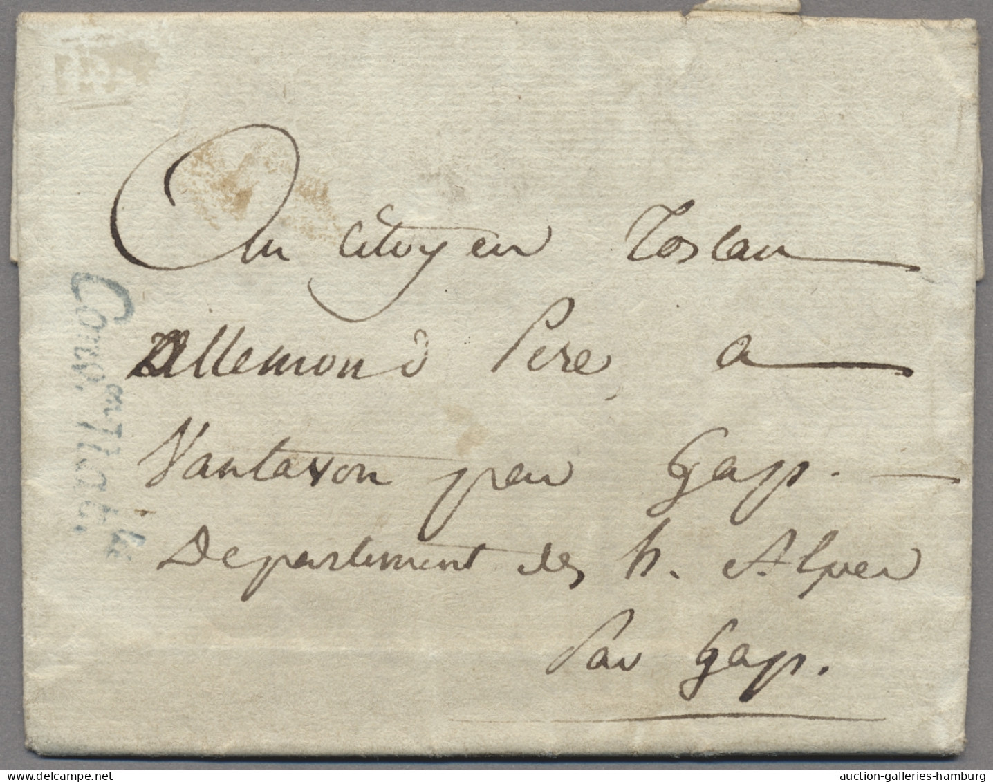 France -  Pre Adhesives  / Stampless Covers: 1795, 29.März, Brief Aus Paris Dati - 1801-1848: Précurseurs XIX