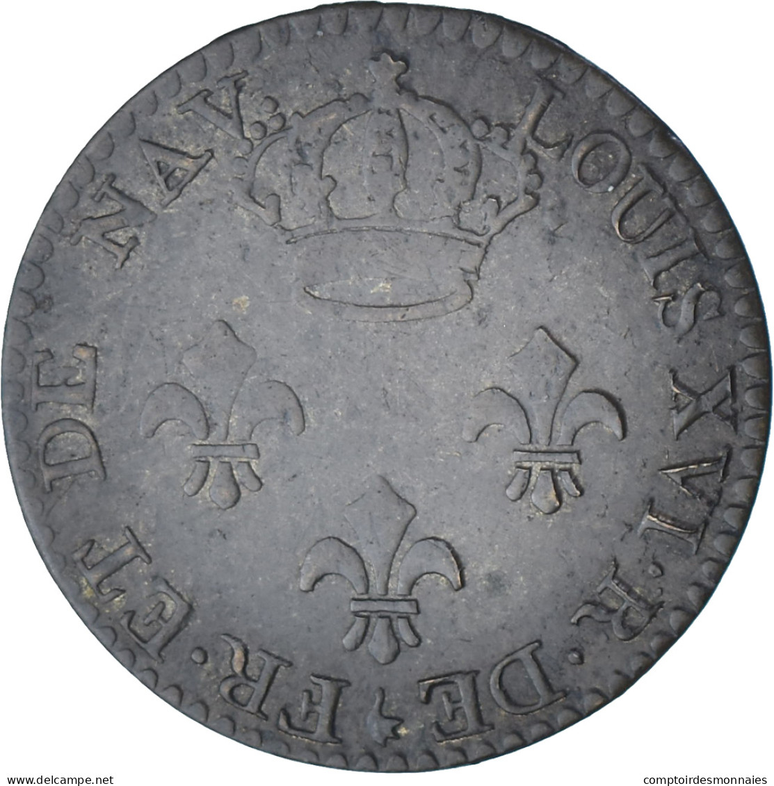 Guyana, Louis XVI, 2 Sous, Colonie De Cayenne, 1789, Paris, Cuivre, TB+ - Autres & Non Classés