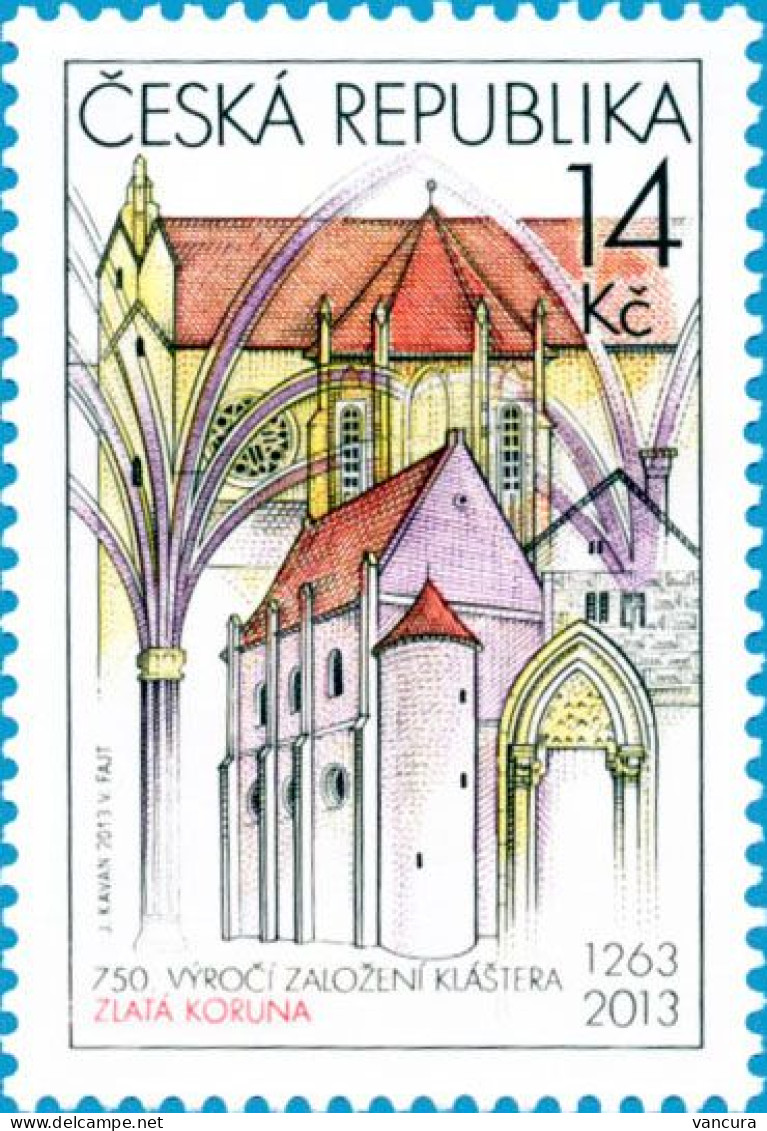 759 Czech Republic Zlata Koruna Monastery Anniversary 2013 - Abbayes & Monastères