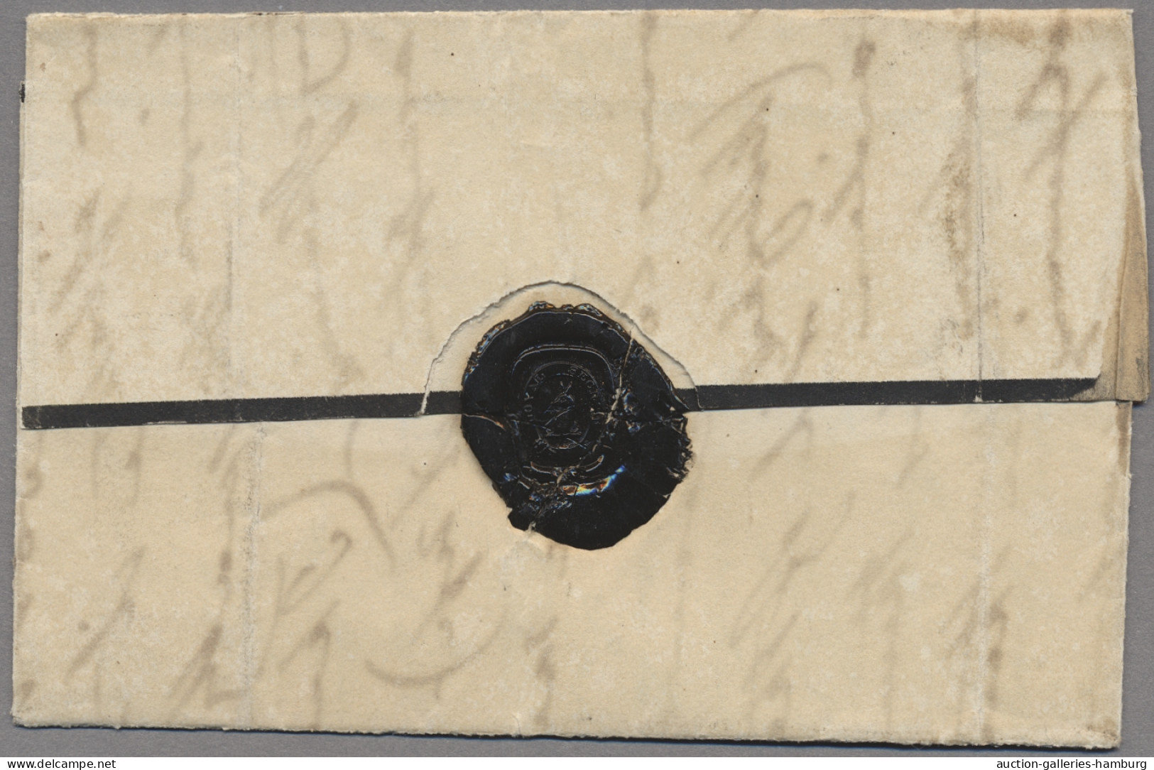 Great Britain -  Pre Adhesives  / Stampless Covers: 1830-1858, Kleine Partie Aus - ...-1840 Préphilatélie