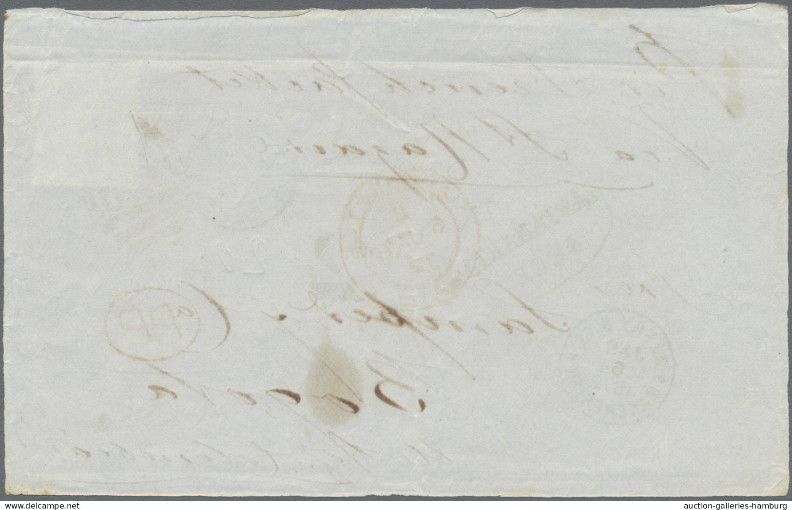 Great Britain: 1870/1872, Manchester-Bogota, Two Fronts Of Covers To Same Addres - Unclassified