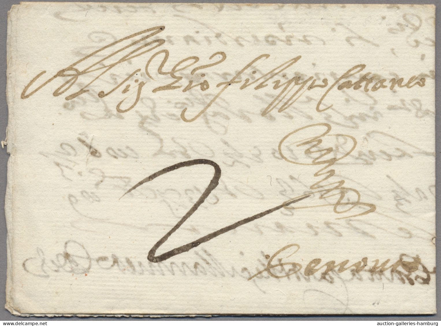 Italy -  Pre Adhesives  / Stampless Covers: 1668, 1669, 1724; Drei Briefe Nach G - ...-1850 Préphilatélie