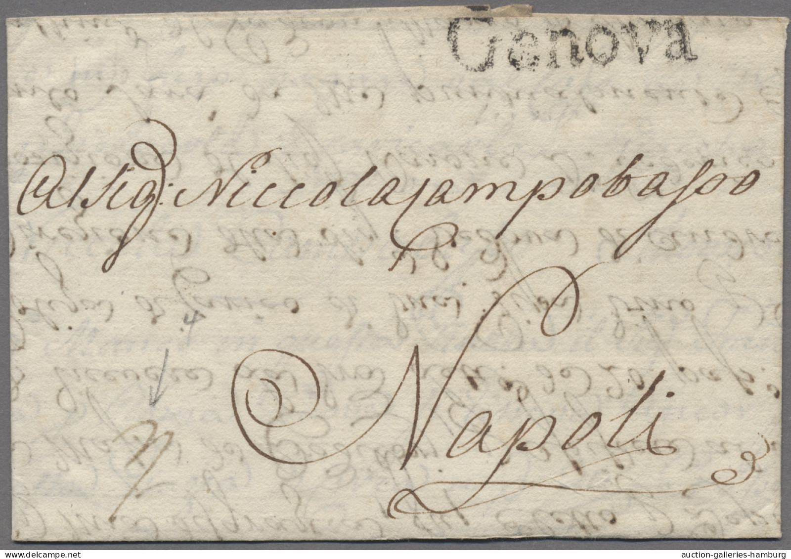 Italy -  Pre Adhesives  / Stampless Covers: 1762-1803, Postbüro Des Königreiches - 1. ...-1850 Vorphilatelie