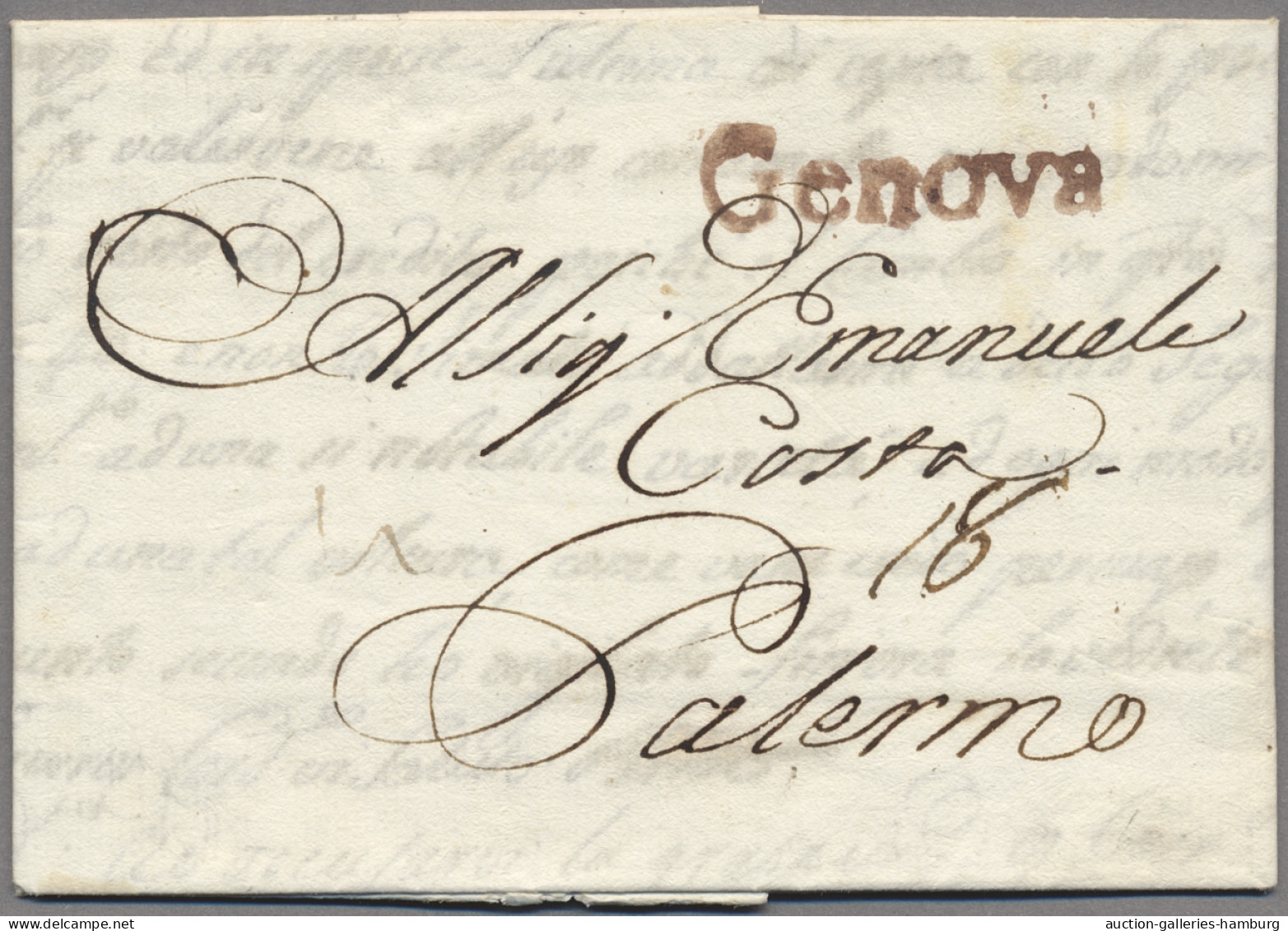 Italy -  Pre Adhesives  / Stampless Covers: 1762-1803, Postbüro Des Königreiches - ...-1850 Préphilatélie