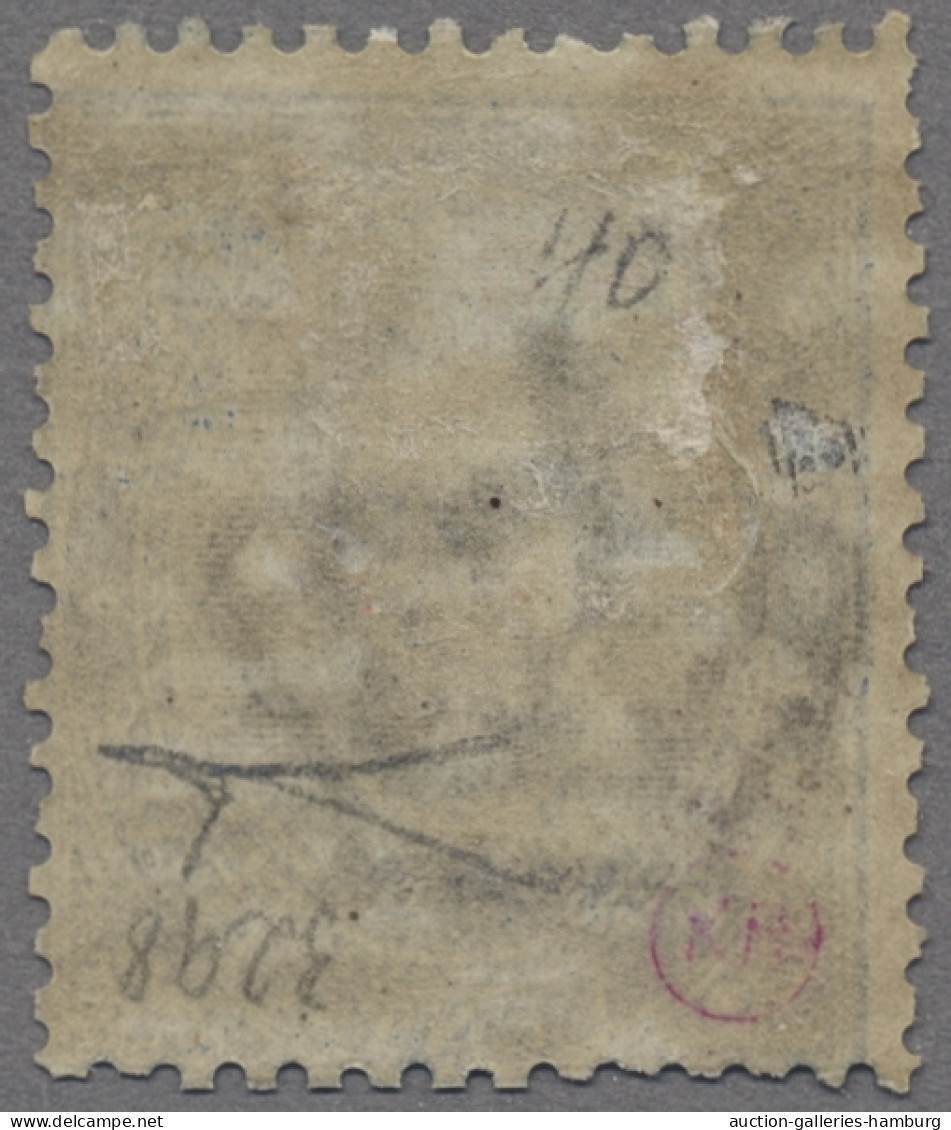 Italy: 1879, "Umberto I." 25 C. Blau In Ungebrauchter Erhaltung, Mit Ausgabetypi - Mint/hinged