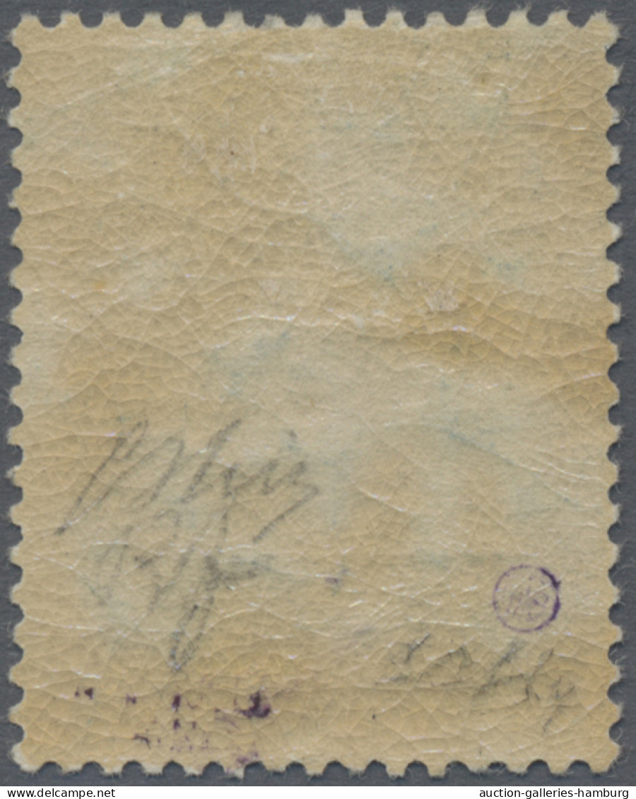 Italian POs In China: 1917, "TIENTSIN 6 CENTS" On 15c. Slate, Fresh Colour And W - Tientsin