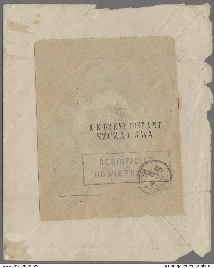 Österreich - Vorphilatelie: 1892, 18.9., Brief(teil) Aus Russland Nach Shanghai/ - ...-1850 Prephilately