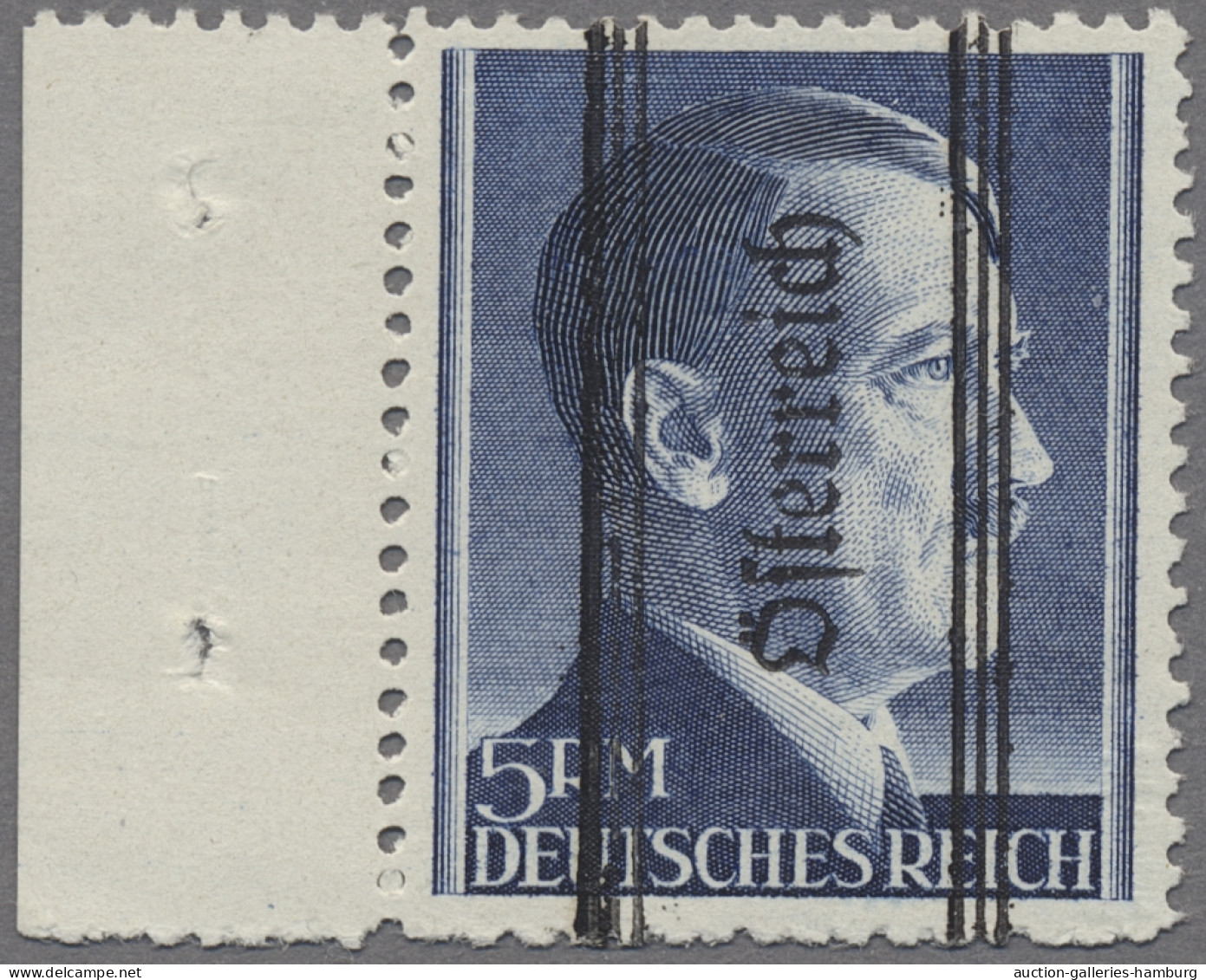 Österreich: 1945, Grazer Aushilfsausgabe 1, 2, 3 Und 5 RM Mit Magerem Aufdruck, - Unused Stamps