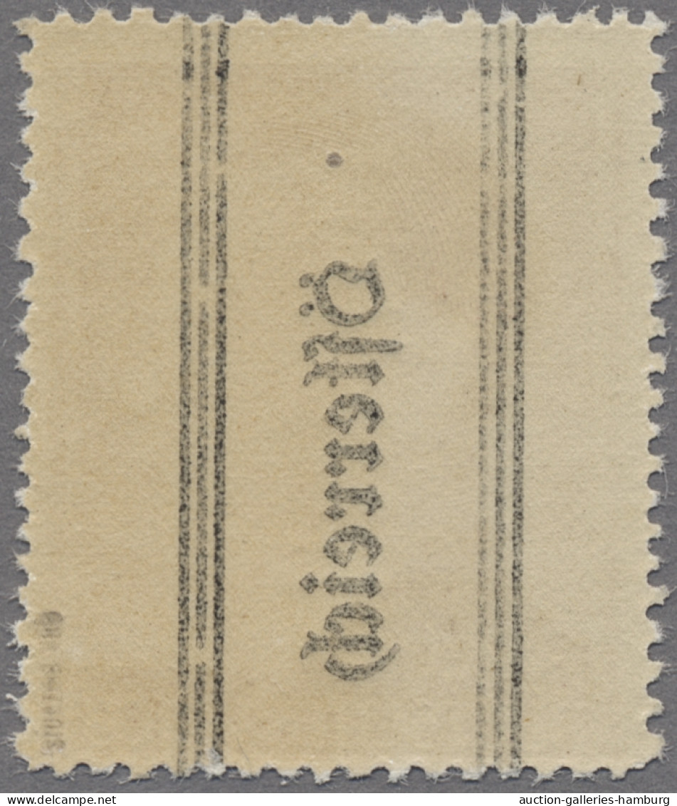 Österreich: 1945, Grazer Aushilfsausgabe 3 RM Mit Kopfstehendem Fettem Doppelauf - Unused Stamps