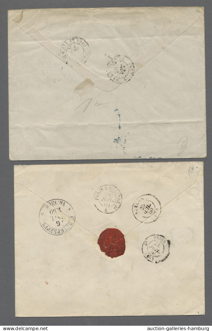 Russia -  Pre Adhesives  / Stampless Covers: 1853-1871, 7 ELs From Odessa Or St. - ...-1857 Prephilately