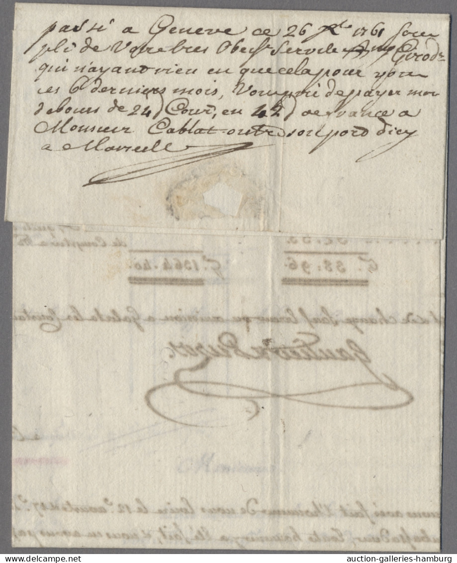 Turkey -  Pre Adhesives  / Stampless Covers: 1761, EL From Constantinople To Mar - ...-1858 Prephilately