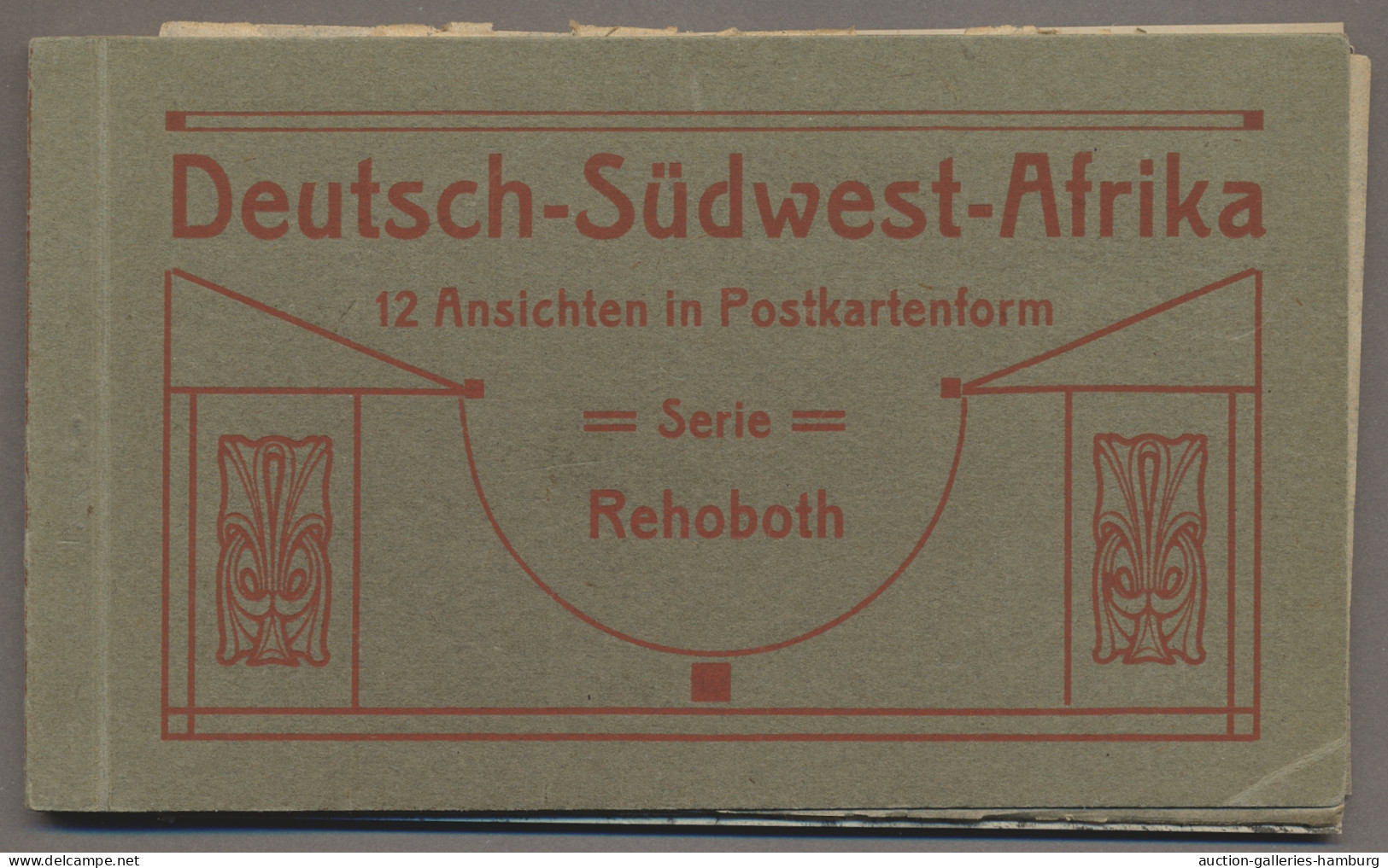 Ansichtskarten: Deutschland: DEUTSCH-SÜDWESTAFRIKA, 1905ff., Zwei AK-Editionen, - Other & Unclassified