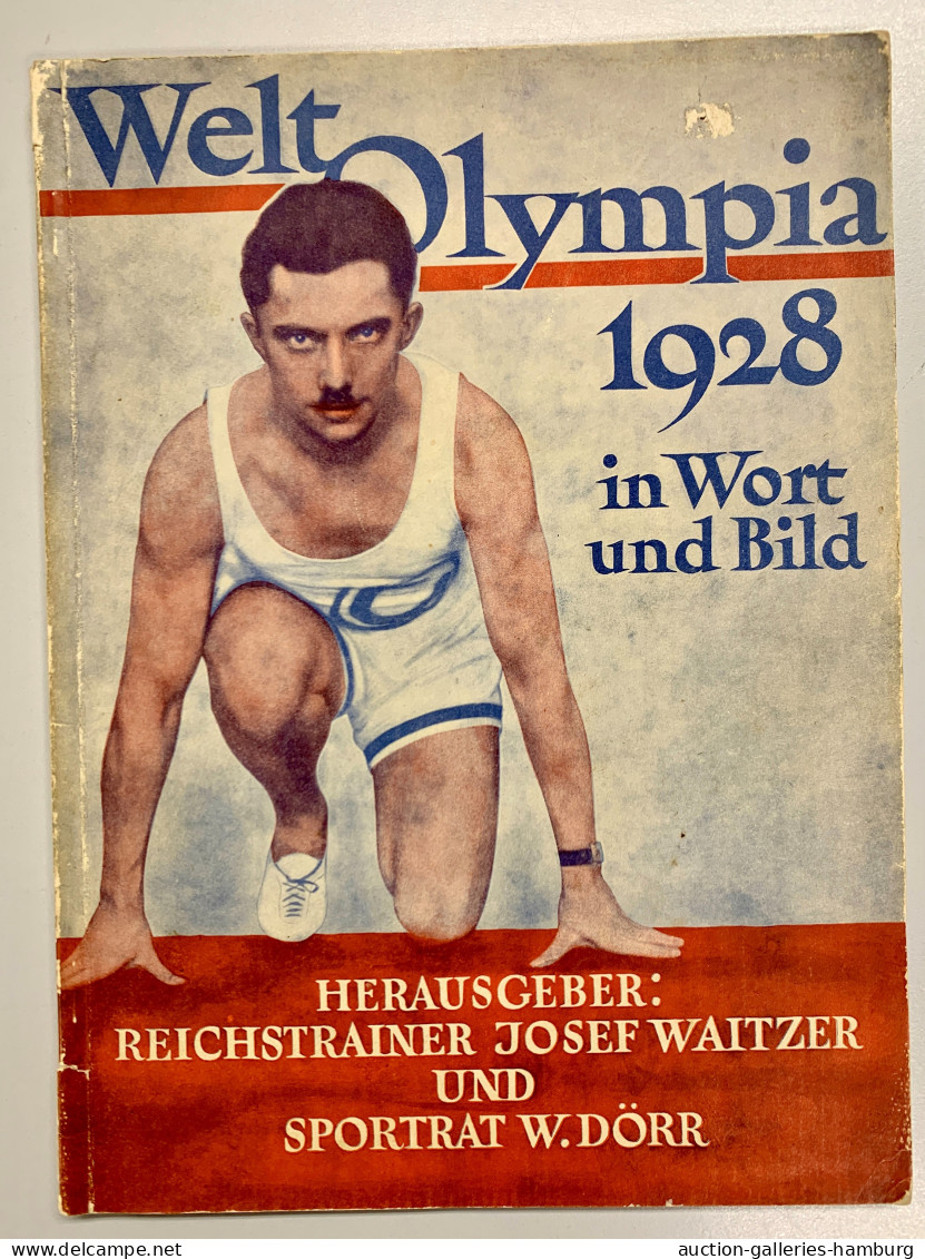 Thematics: Olympic Games: 1924-1932, Drei Vollständige Sammelbände Mit Reichhalt - Autres & Non Classés