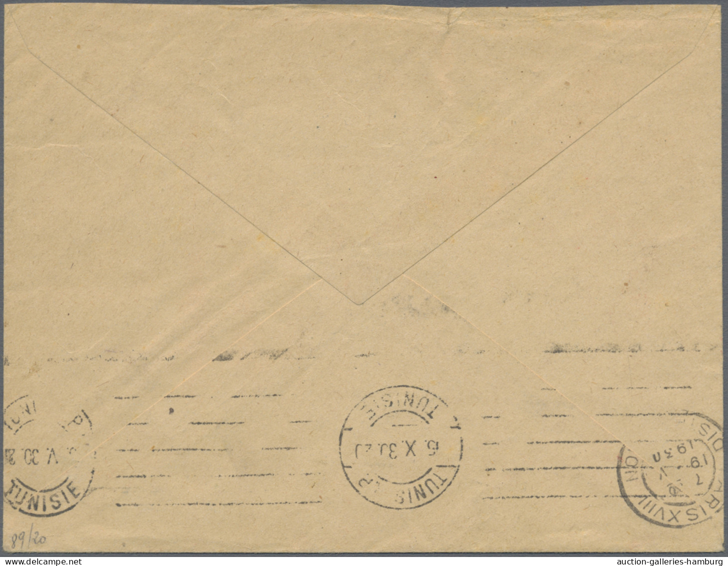 Airmail - Overseas: 1930, Algeria 15 May, Airmail Cover Bearing Related Vignette - Other & Unclassified