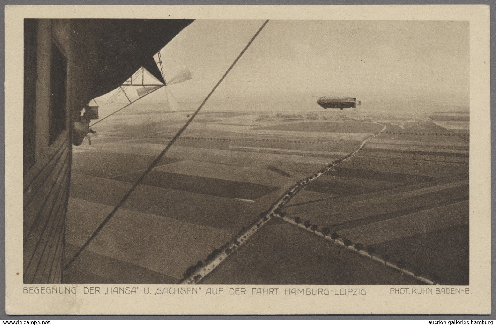 Zeppelin Mail - Germany: 1913 (ca.), 10 Verschiedene Offizielle "Luftschiff-Post - Correo Aéreo & Zeppelin