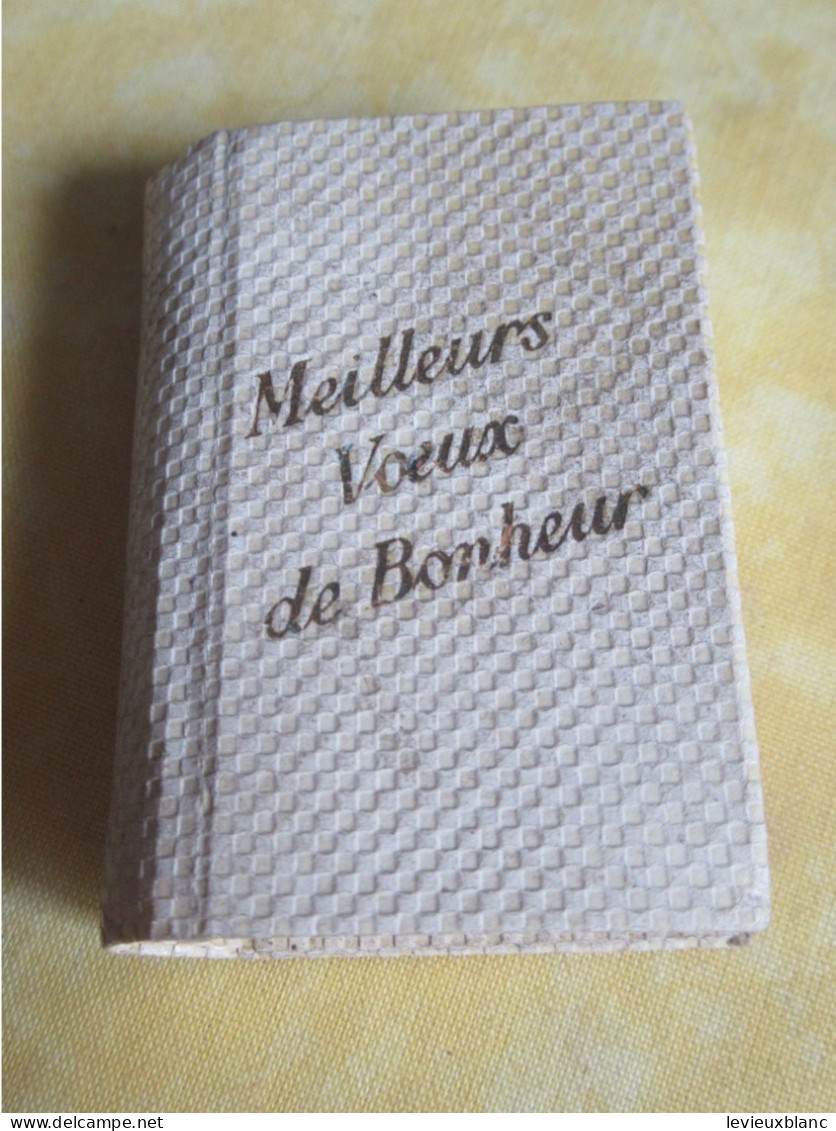 Boitier Carton Ancien/Bijouterie//"Meilleurs Vœux De Bonheur"/Dezerville/Le Havre /Vers 1930-1950                BFPP307 - Cajas