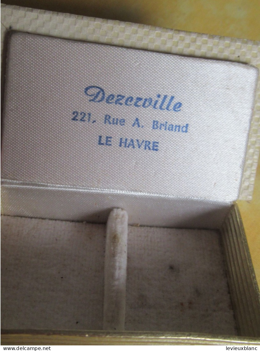 Boitier Carton Ancien/Bijouterie//"Meilleurs Vœux De Bonheur"/Dezerville/Le Havre /Vers 1930-1950                BFPP307 - Boîtes