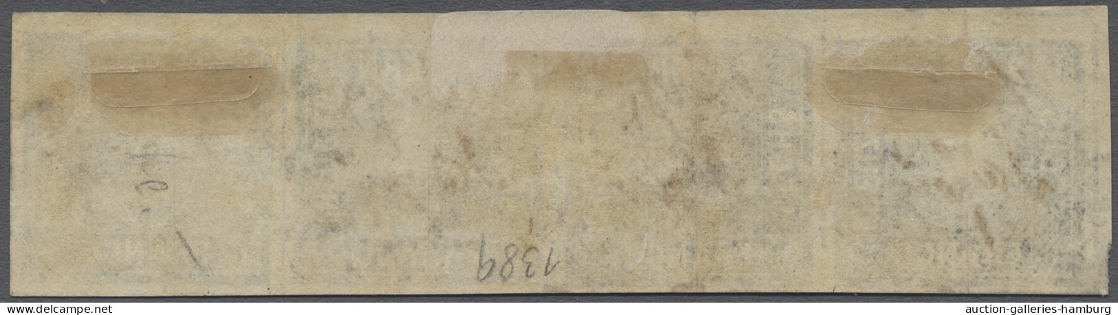 Bayern - Marken Und Briefe: 1862, Freimarke 6 Kr. Blau Im Allseits Voll- Bis Bre - Autres & Non Classés