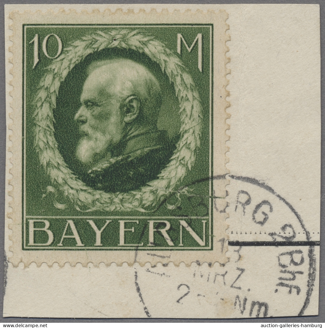 Bayern - Marken Und Briefe: 1914ff., König Ludwig III., Friedensdruck, Die Drei - Sonstige & Ohne Zuordnung