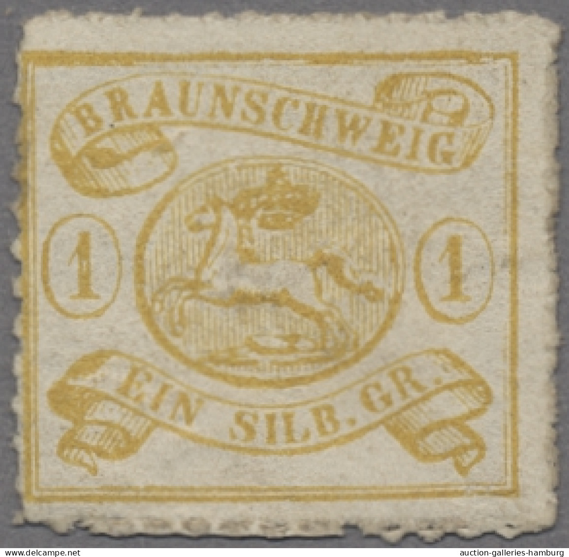 Braunschweig - Marken Und Briefe: 1864, Freimarke 1 Sgr. Mittel- Bis Lebhaftgelb - Brunswick