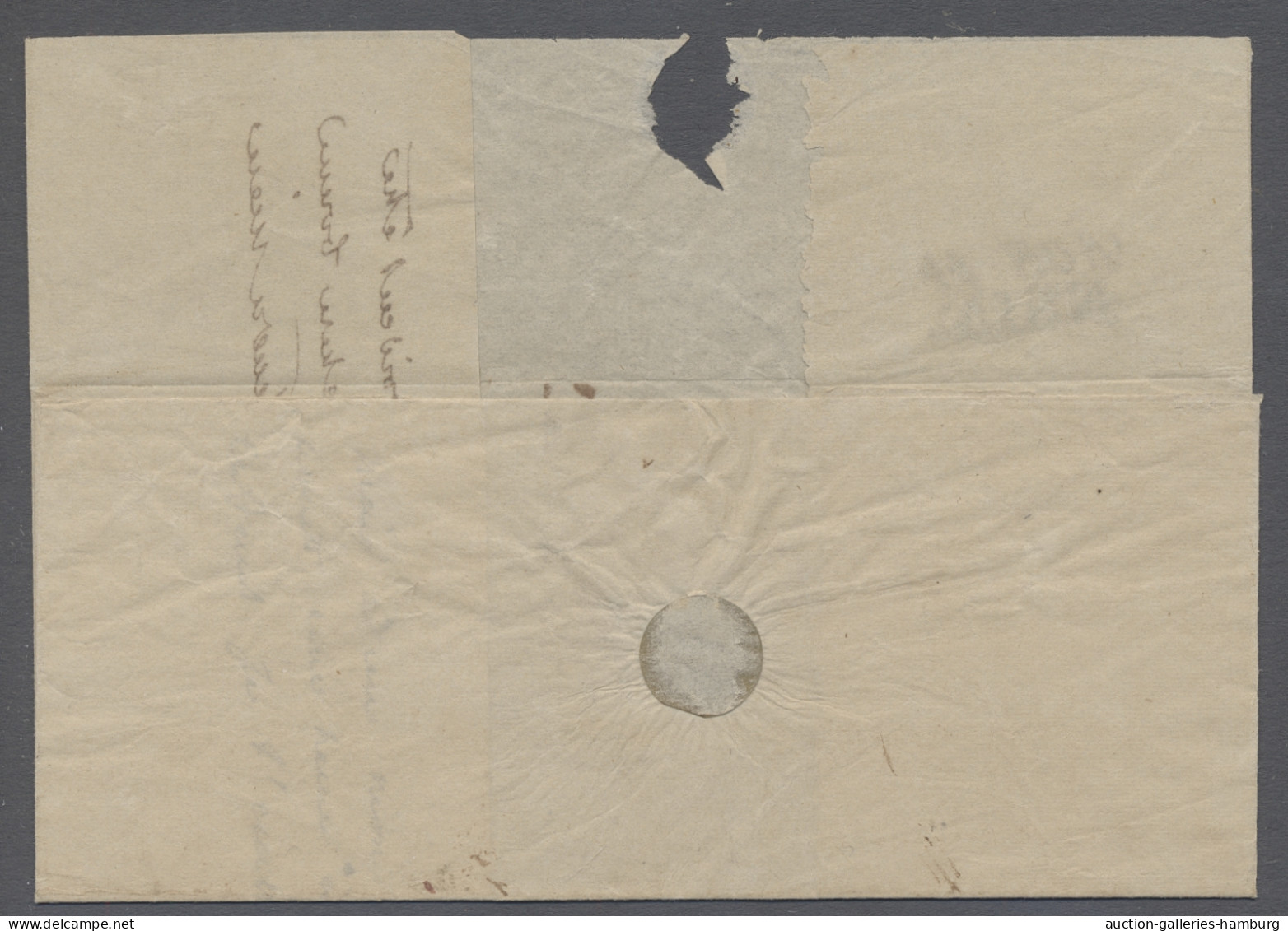 Sachsen - Vorphilatelie: 1836 (ca.), Brief Aus Den Niederlanden Nach Dresden Und - Vorphilatelie