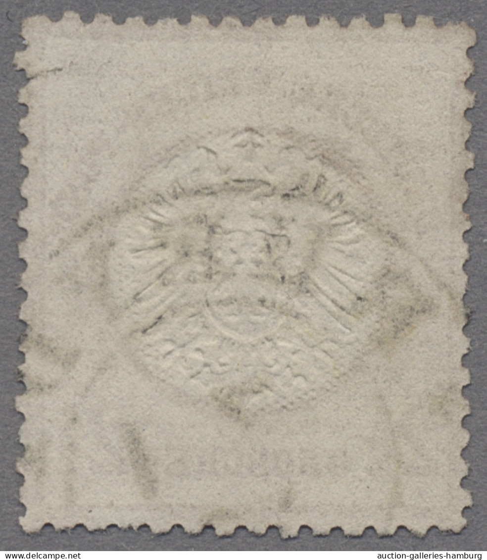 Deutsches Reich - Brustschild: 1873, Großer Brustschild, 2 1/2 Groschen Mittelro - Usados