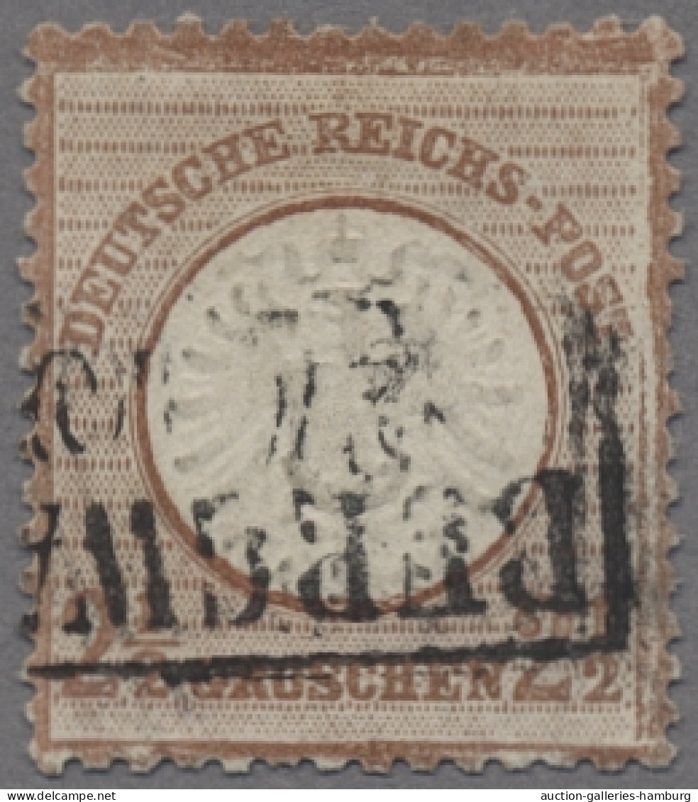 Deutsches Reich - Brustschild: 1872, Großer Brustschild 2 1/2 Groschen In Der Gu - Usados