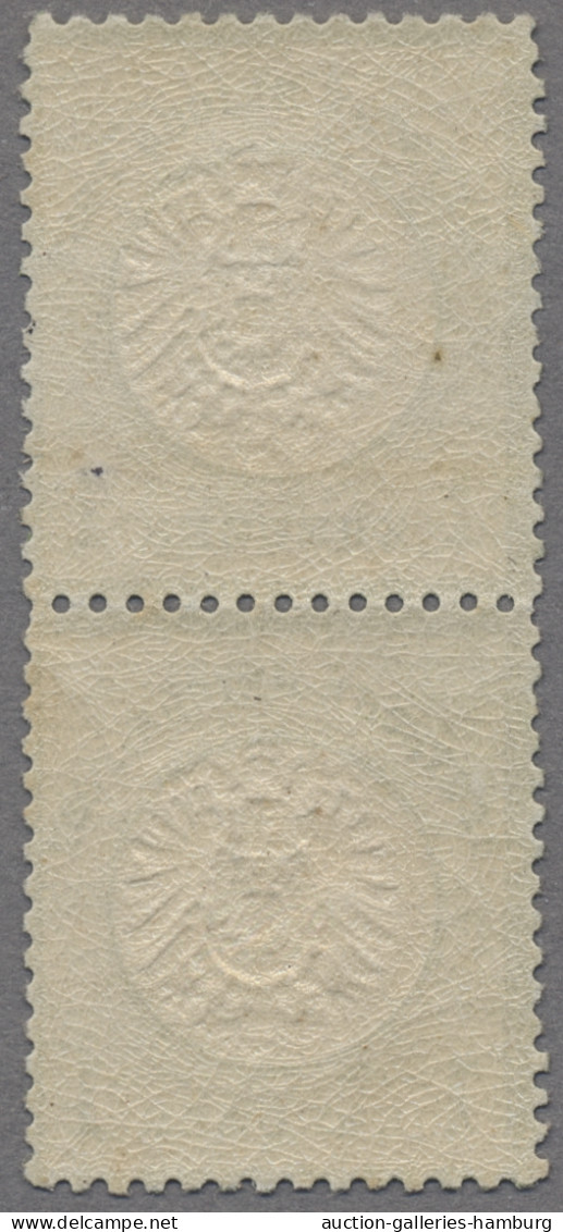 Deutsches Reich - Brustschild: 1872, Großer Brustschild, 1 Kr. Gelblichgrün, Sen - Neufs