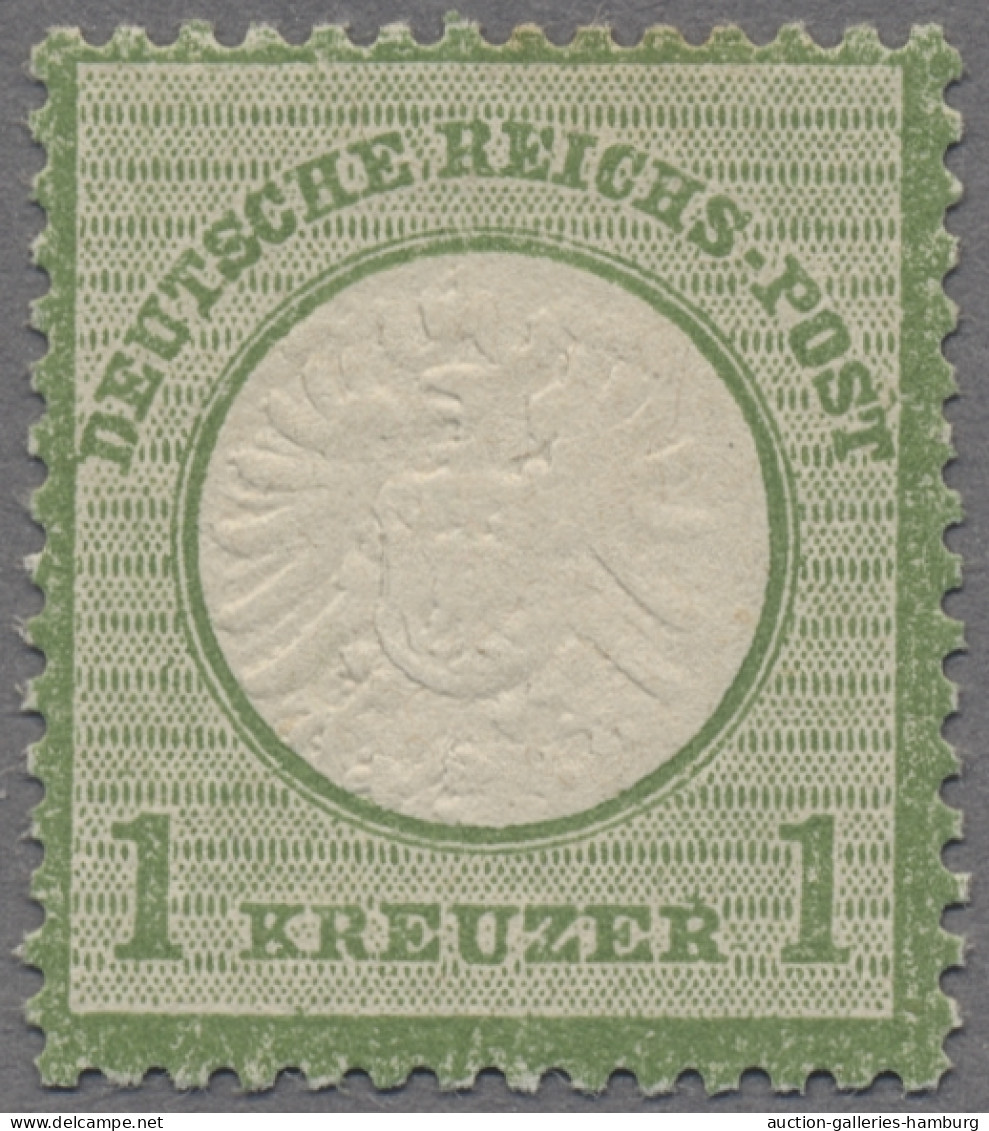 Deutsches Reich - Brustschild: 1872, Großer Brustschild, 1 Kr. In Der B-Farbe Gr - Unused Stamps