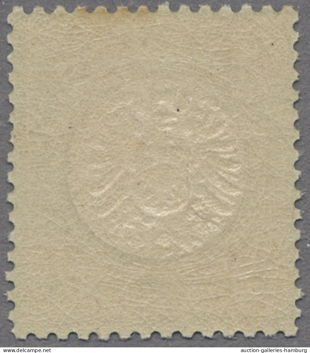 Deutsches Reich - Brustschild: 1872, Großer Brustschild, 1 Kr. In Der B-Farbe Gr - Neufs