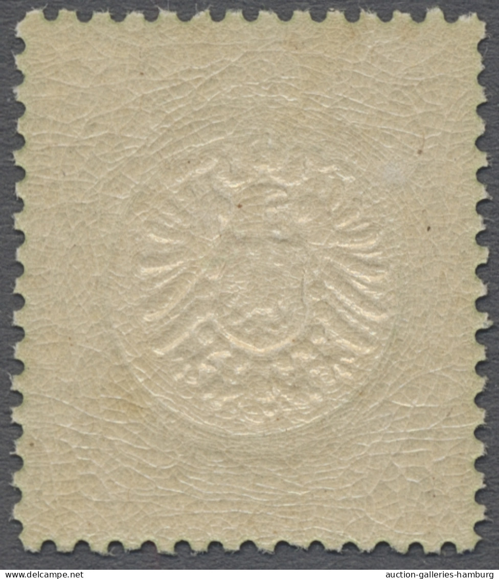 Deutsches Reich - Brustschild: 1872, Großer Brustschild, 1 Kreuzer Dunkelgrausma - Unused Stamps