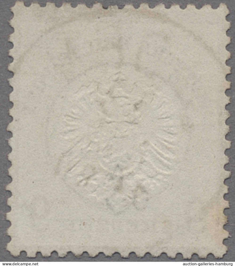 Deutsches Reich - Brustschild: 1872, Großer Brustschild 9 Kreuzer In Der Farbvar - Used Stamps