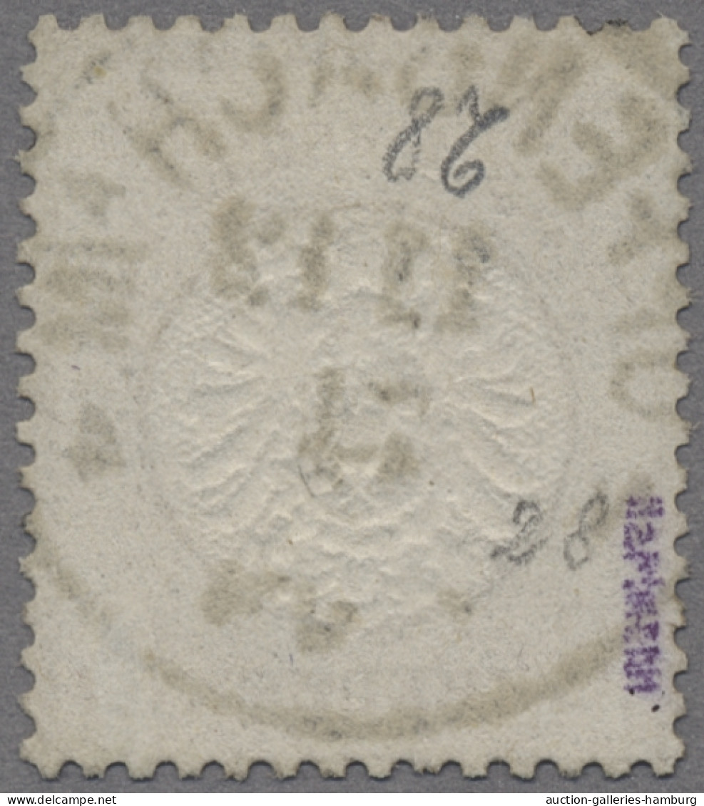 Deutsches Reich - Brustschild: 1872, Großer Brustschild 18 Kreuzer Ockerbraun Mi - Used Stamps