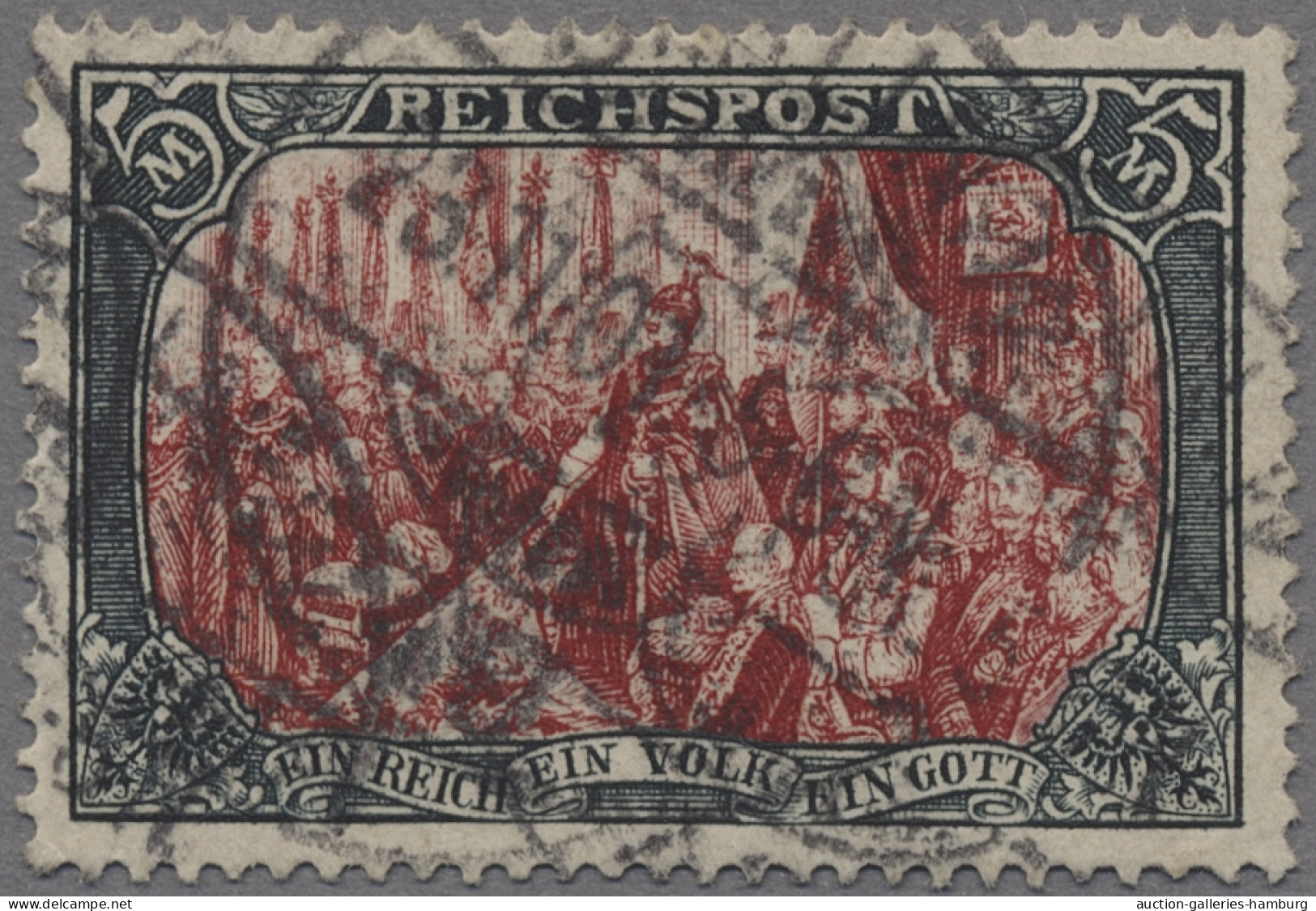 Deutsches Reich - Germania: 1900, Reichspost, Reichsgründungsfeier 5 Mark In Typ - Used Stamps