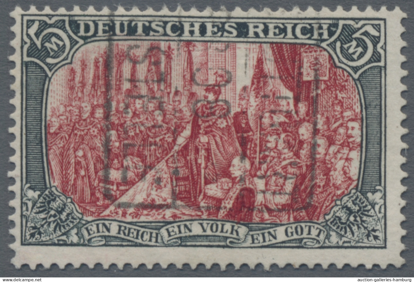 Deutsches Reich - Germania: 1902ff., Deutsches Reich Ohne Wz., Reichsgründungsfe - Usados