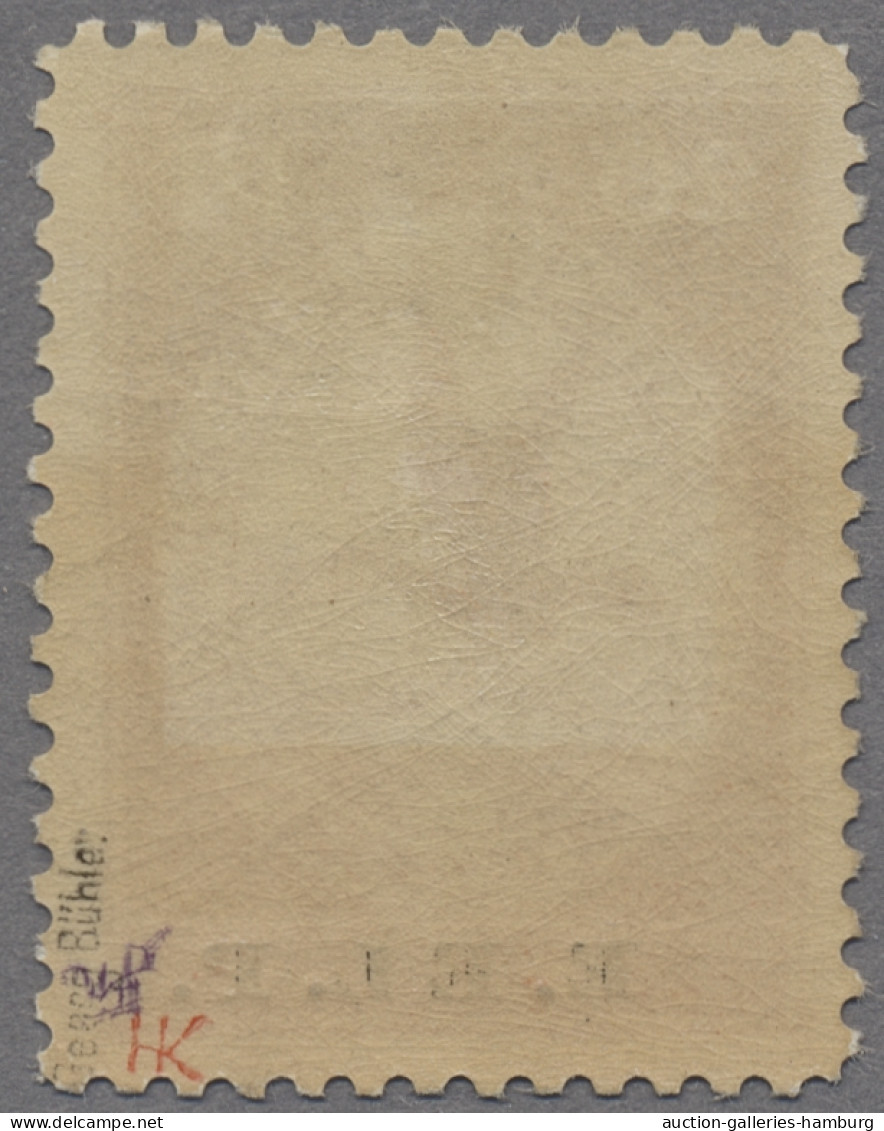 Deutsches Reich - Germania: 1912, Flugpostmarken, 20 Pf. Schwärzlichrotorange Au - Unused Stamps