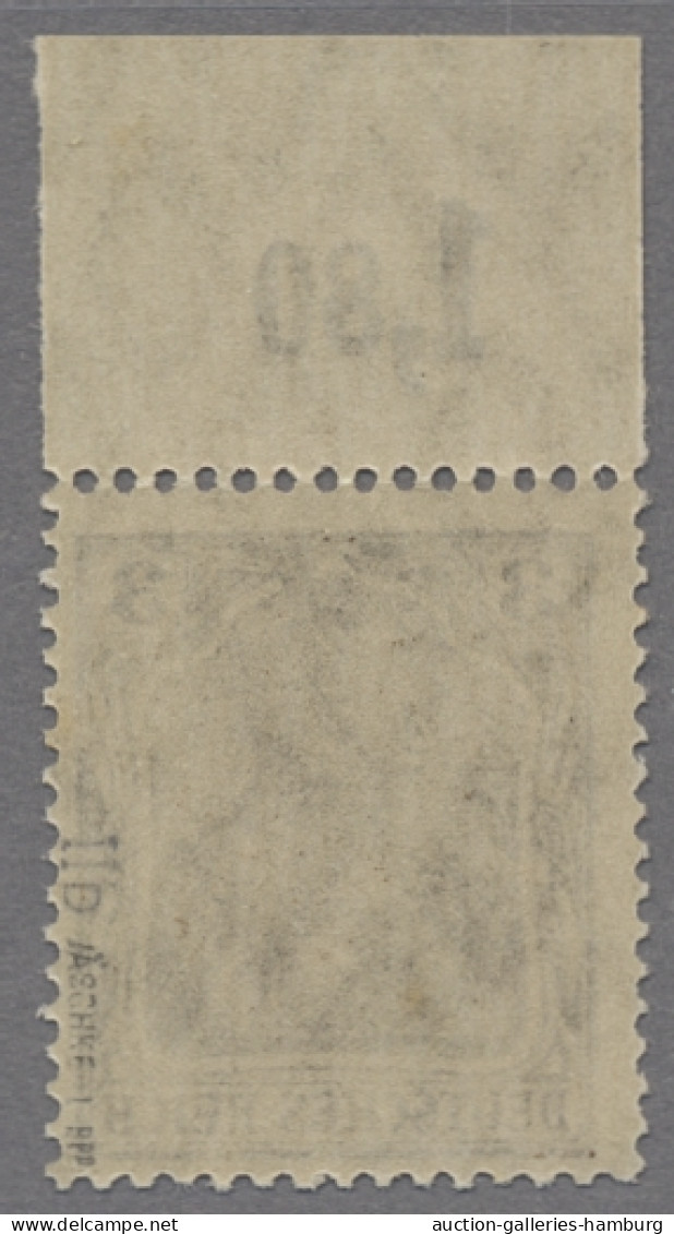 Deutsches Reich - Germania: 1918, 3 Pfg. Schwärzlichbraun, Postfrisches Plattend - Unused Stamps