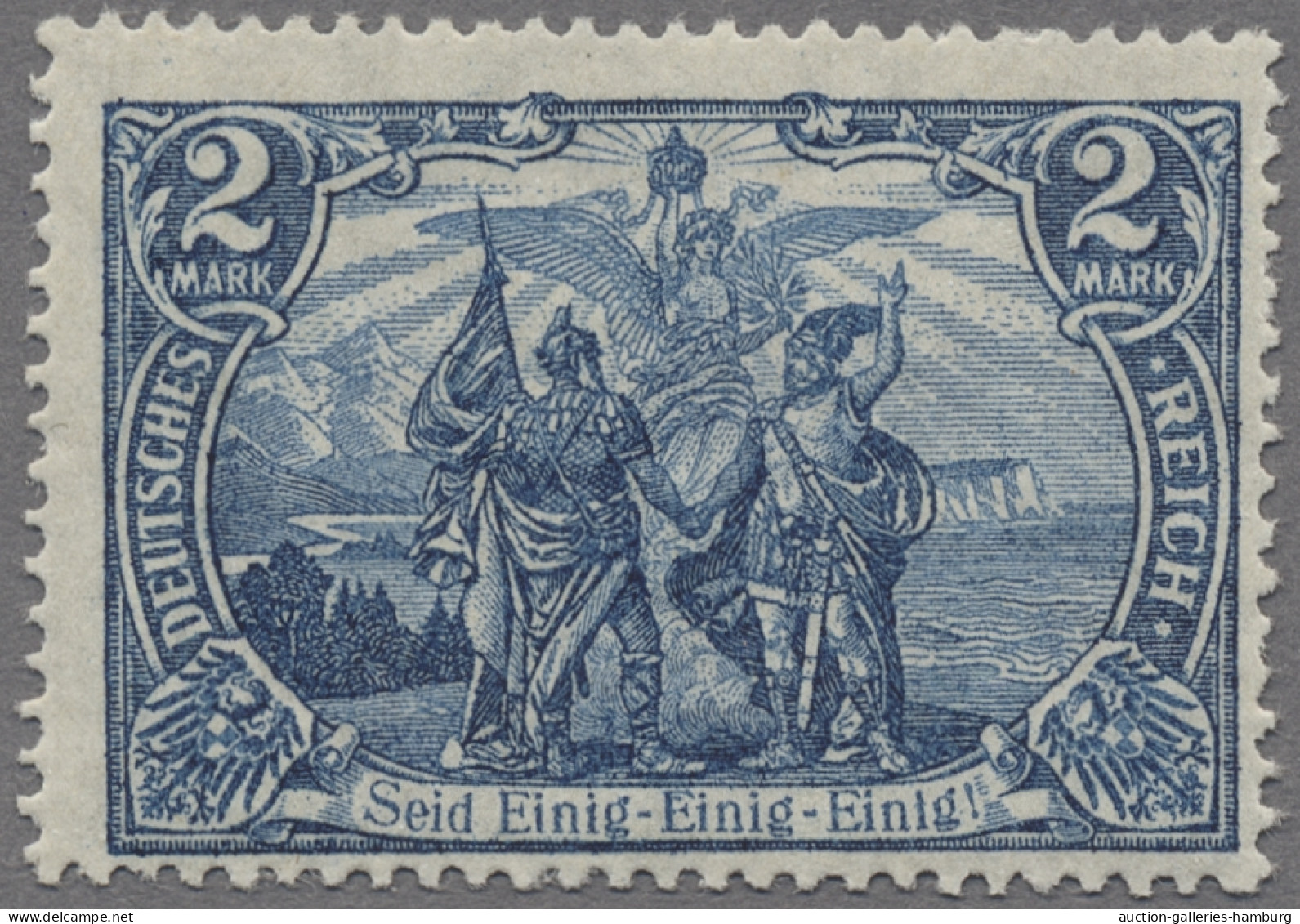 Deutsches Reich - Germania: 1917-1918, Nord Und Süd, Kriegsdruck, Gezähnt 25:17, - Unused Stamps